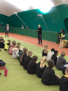 Students from Milestone @ DPA are pictured taking part in the Kent School Games Literacy and PE Festival at Legends Sports in Gravesend, Kent.