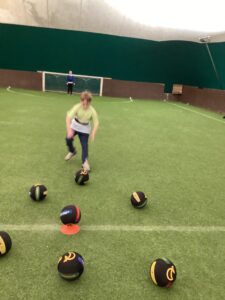 Students from Milestone @ DPA are pictured taking part in the Kent School Games Literacy and PE Festival at Legends Sports in Gravesend, Kent.